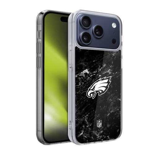 NFL Philadelphia Eagles Artwork Marble Soft Gel Case for Apple iPhone 17 Pro