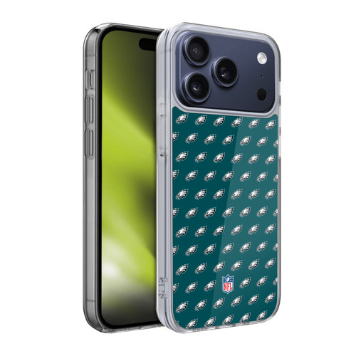NFL Philadelphia Eagles Artwork Patterns Soft Gel Case for Apple iPhone 17 Pro