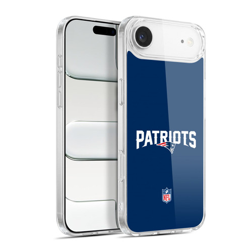 NFL New England Patriots Logo Plain Soft Gel Case for Apple iPhone 17 Air