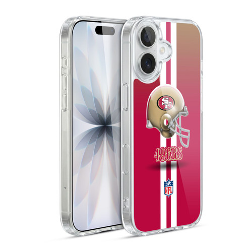NFL San Francisco 49Ers Logo Helmet Soft Gel Case for Apple iPhone 17