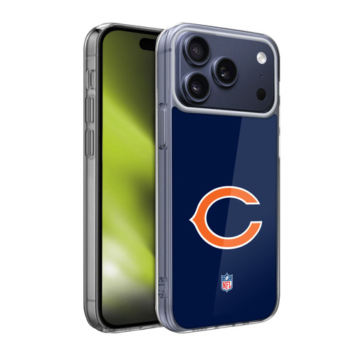 NFL Chicago Bears Logo Plain Soft Gel Case for Apple iPhone 17 Pro Max