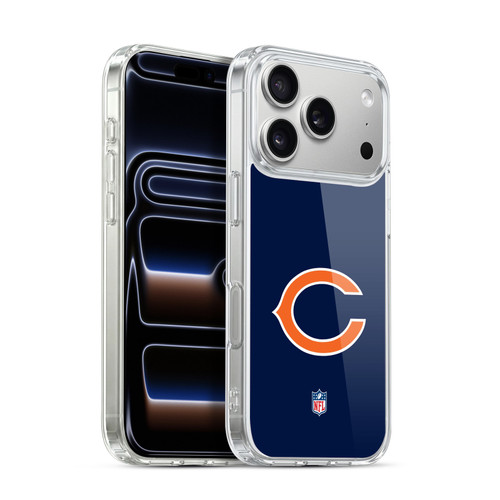 NFL Chicago Bears Logo Plain Soft Gel Case for Apple iPhone 17 Pro