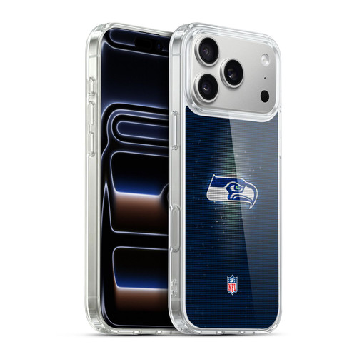 NFL Seattle Seahawks Artwork LED Soft Gel Case for Apple iPhone 17 Pro Max