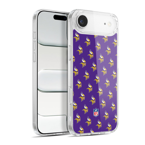 NFL Minnesota Vikings Artwork Patterns Soft Gel Case for Apple iPhone 17 Air
