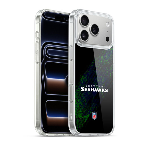 NFL Seattle Seahawks Logo Blur Soft Gel Case for Apple iPhone 17 Pro Max