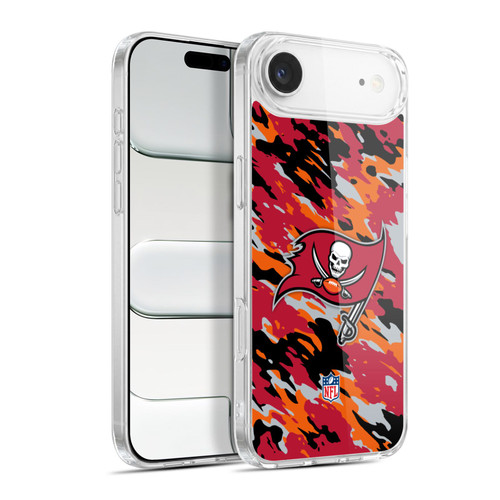 NFL Tampa Bay Buccaneers Logo Camou Soft Gel Case for Apple iPhone 17 Air