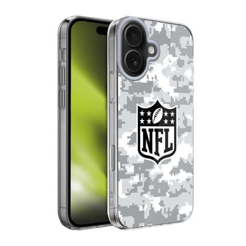 NFL Shield Digital Camouflage Soft Gel Case for Apple iPhone 17