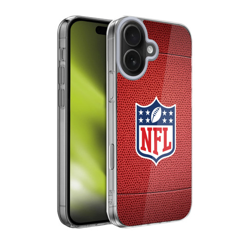 NFL Shield Football Soft Gel Case for Apple iPhone 17