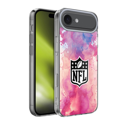 NFL Shield Watercolor Soft Gel Case for Apple iPhone 17 Air