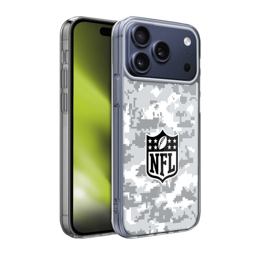 NFL Shield Digital Camouflage Soft Gel Case for Apple iPhone 17 Pro Max