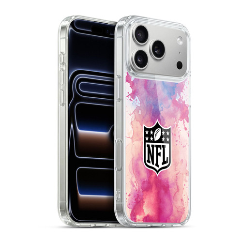 NFL Shield Watercolor Soft Gel Case for Apple iPhone 17 Pro Max