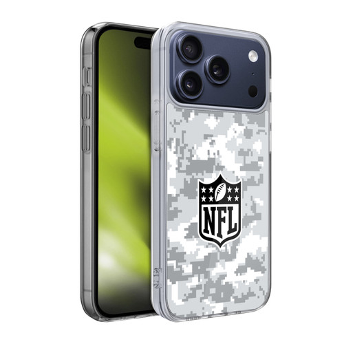 NFL Shield Digital Camouflage Soft Gel Case for Apple iPhone 17 Pro