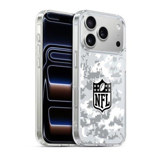 NFL Shield Digital Camouflage Soft Gel Case for Apple iPhone 17 Pro