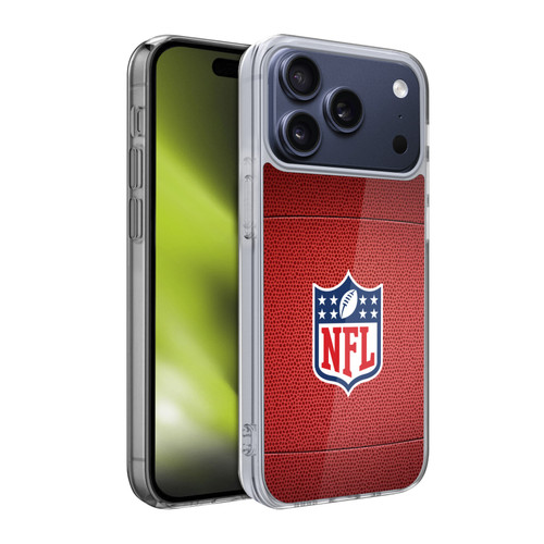NFL Shield Football Soft Gel Case for Apple iPhone 17 Pro