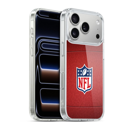 NFL Shield Football Soft Gel Case for Apple iPhone 17 Pro