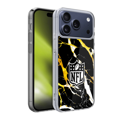 NFL Shield Marble Soft Gel Case for Apple iPhone 17 Pro