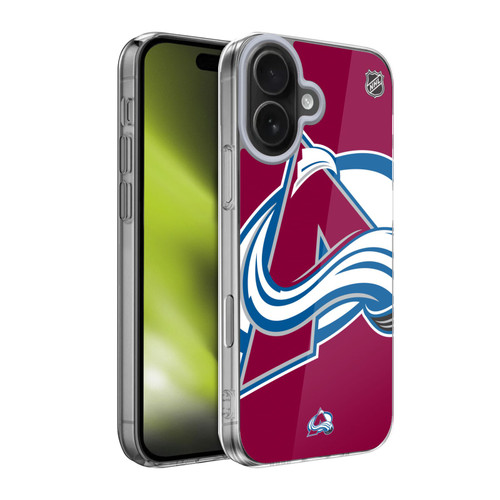 NHL Colorado Avalanche Oversized Soft Gel Case for Apple iPhone 17