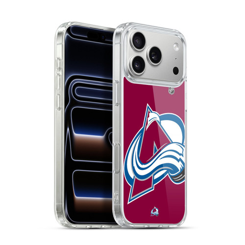 NHL Colorado Avalanche Oversized Soft Gel Case for Apple iPhone 17 Pro Max