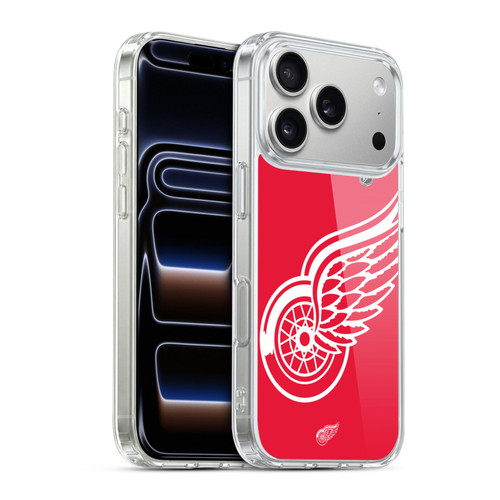 NHL Detroit Red Wings Oversized Soft Gel Case for Apple iPhone 17 Pro