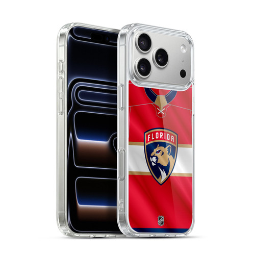 NHL Florida Panthers Jersey Soft Gel Case for Apple iPhone 17 Pro Max
