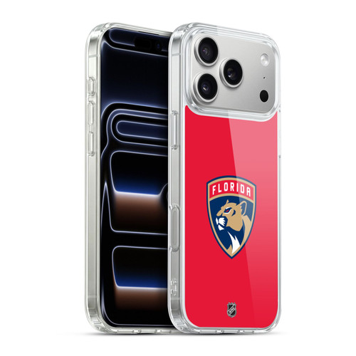NHL Florida Panthers Plain Soft Gel Case for Apple iPhone 17 Pro Max