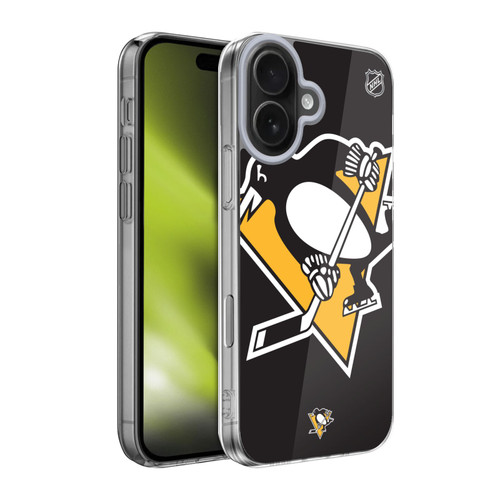 NHL Pittsburgh Penguins Oversized Soft Gel Case for Apple iPhone 17 NHL Pittsburgh Penguins Oversized Soft Gel Case for Apple iPhone 17