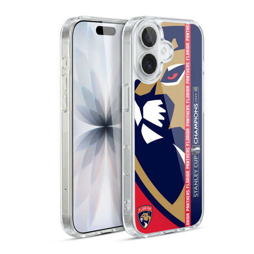 NHL 2025 Stanley Cup Champions Florida Panthers Oversized Soft Gel Case for Apple iPhone 17