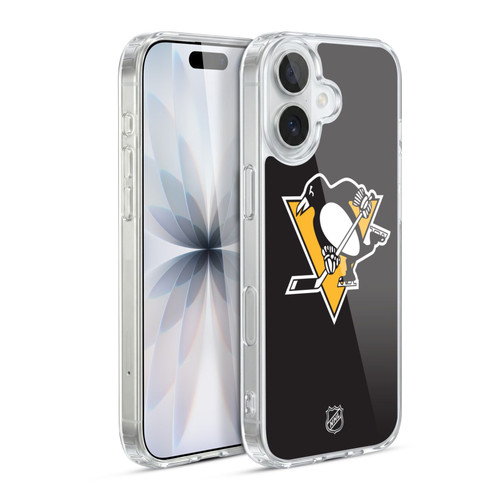 NHL Pittsburgh Penguins Plain Soft Gel Case for Apple iPhone 17