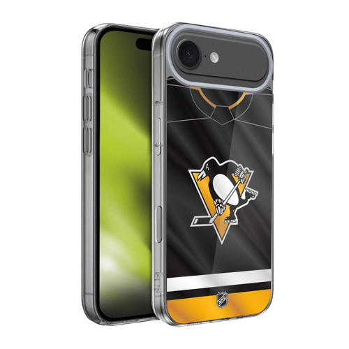 NHL Pittsburgh Penguins Jersey Soft Gel Case for Apple iPhone 17 Air NHL Pittsburgh Penguins Jersey Soft Gel Case for Apple iPhone 17 Air