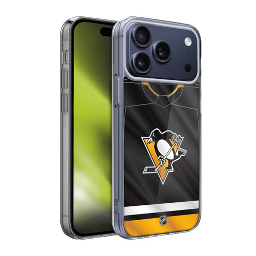 NHL Pittsburgh Penguins Jersey Soft Gel Case for Apple iPhone 17 Pro Max
