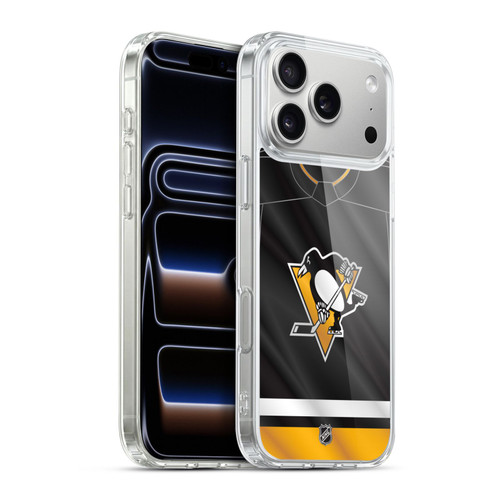 NHL Pittsburgh Penguins Jersey Soft Gel Case for Apple iPhone 17 Pro Max
