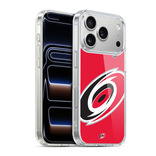 NHL Carolina Hurricanes Oversized Soft Gel Case for Apple iPhone 17 Pro