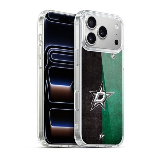 NHL Dallas Stars Half Distressed Soft Gel Case for Apple iPhone 17 Pro Max