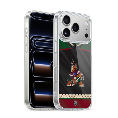NHL Arizona Coyotes Jersey Soft Gel Case for Apple iPhone 17 Pro