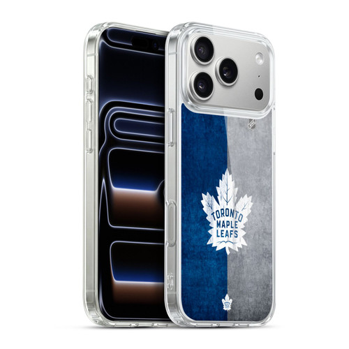 NHL Toronto Maple Leafs Half Distressed Soft Gel Case for Apple iPhone 17 Pro Max