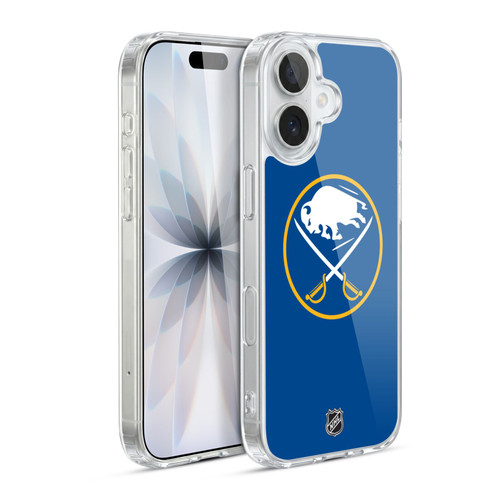 NHL Buffalo Sabres Plain Soft Gel Case for Apple iPhone 17