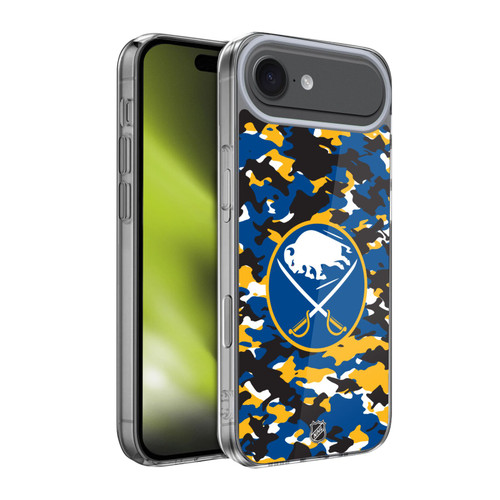 NHL Buffalo Sabres Camouflage Soft Gel Case for Apple iPhone 17 Air