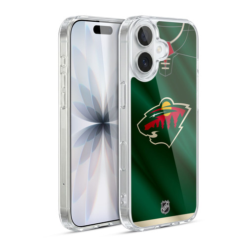 NHL Minnesota Wild Jersey Soft Gel Case for Apple iPhone 17