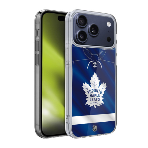 NHL Toronto Maple Leafs Jersey Soft Gel Case for Apple iPhone 17 Pro NHL Toronto Maple Leafs Jersey Soft Gel Case for Apple iPhone 17 Pro