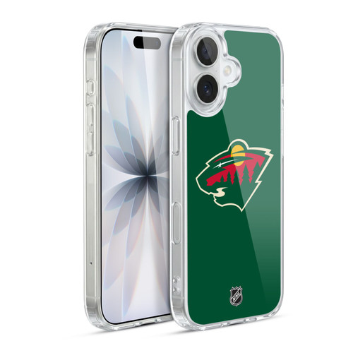 NHL Minnesota Wild Plain Soft Gel Case for Apple iPhone 17