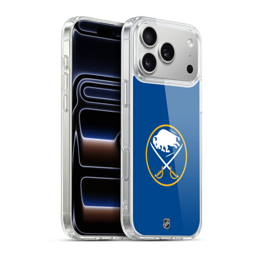 NHL Buffalo Sabres Plain Soft Gel Case for Apple iPhone 17 Pro Max