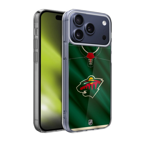 NHL Minnesota Wild Jersey Soft Gel Case for Apple iPhone 17 Pro Max