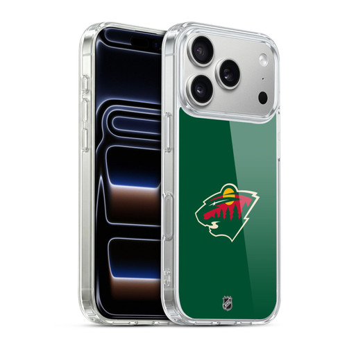NHL Minnesota Wild Plain Soft Gel Case for Apple iPhone 17 Pro