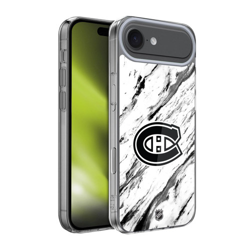 NHL Montreal Canadiens Marble Soft Gel Case for Apple iPhone 17 Air