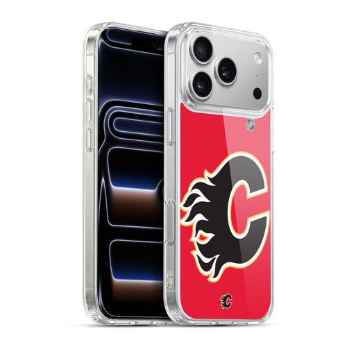 NHL Calgary Flames Oversized Soft Gel Case for Apple iPhone 17 Pro Max