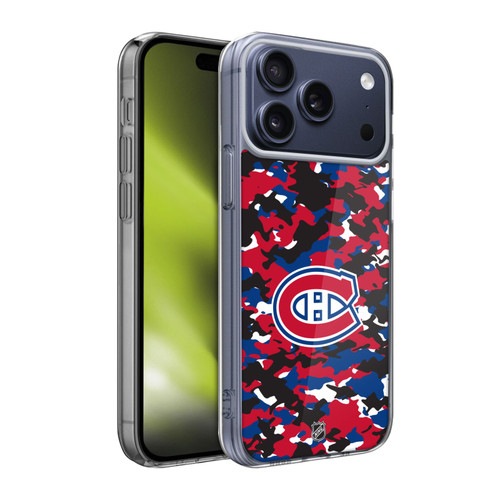 NHL Montreal Canadiens Camouflage Soft Gel Case for Apple iPhone 17 Pro Max NHL Montreal Canadiens Camouflage Soft Gel Case for Apple iPhone 17 Pro Max