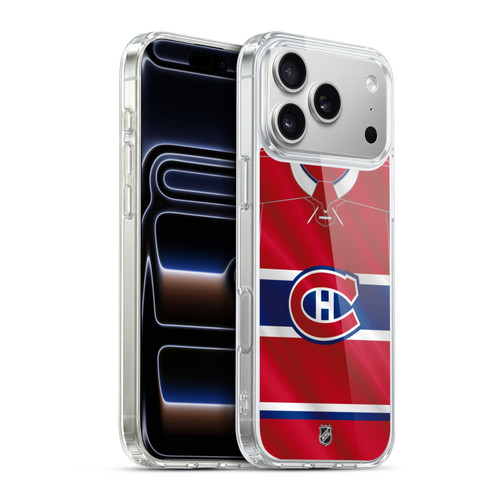 NHL Montreal Canadiens Jersey Soft Gel Case for Apple iPhone 17 Pro Max