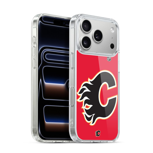 NHL Calgary Flames Oversized Soft Gel Case for Apple iPhone 17 Pro
