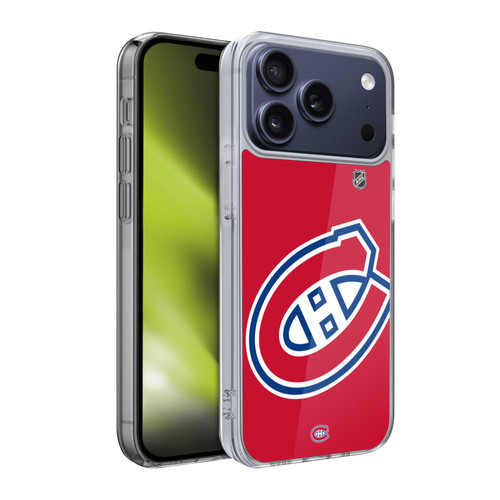 NHL Montreal Canadiens Oversized Soft Gel Case for Apple iPhone 17 Pro NHL Montreal Canadiens Oversized Soft Gel Case for Apple iPhone 17 Pro