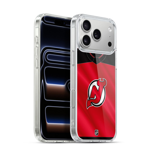 NHL New Jersey Devils Jersey Soft Gel Case for Apple iPhone 17 Pro Max